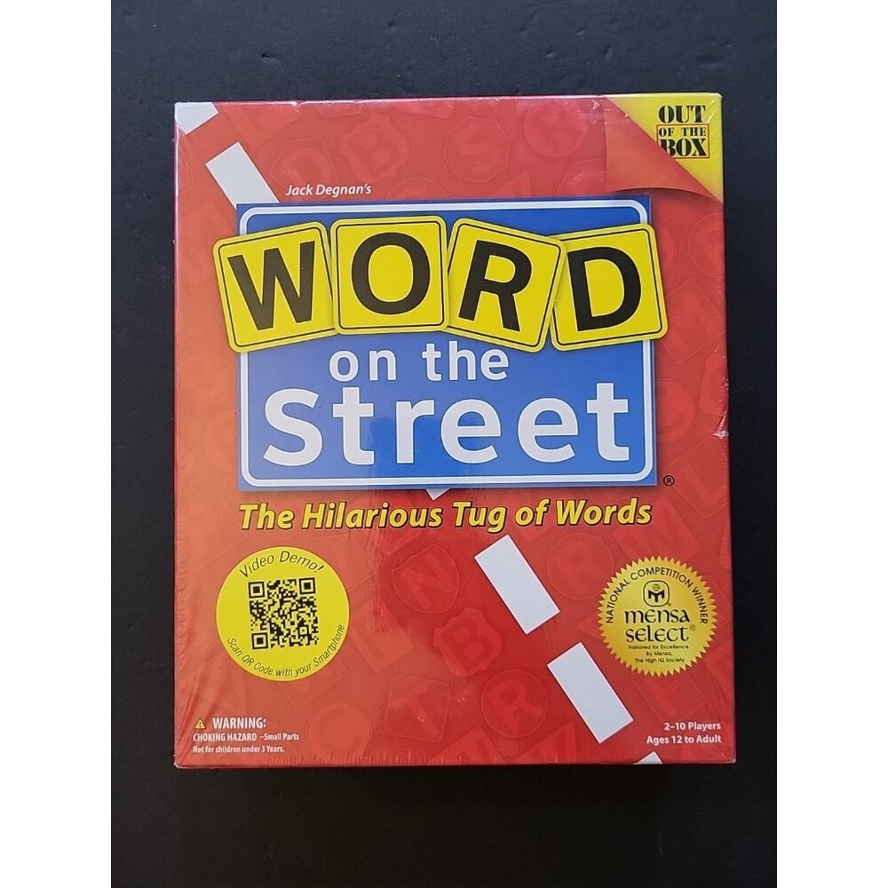 Word On The Street Board Game The Hilarious Tug Of Words NIB NEW FACTORY SEALED